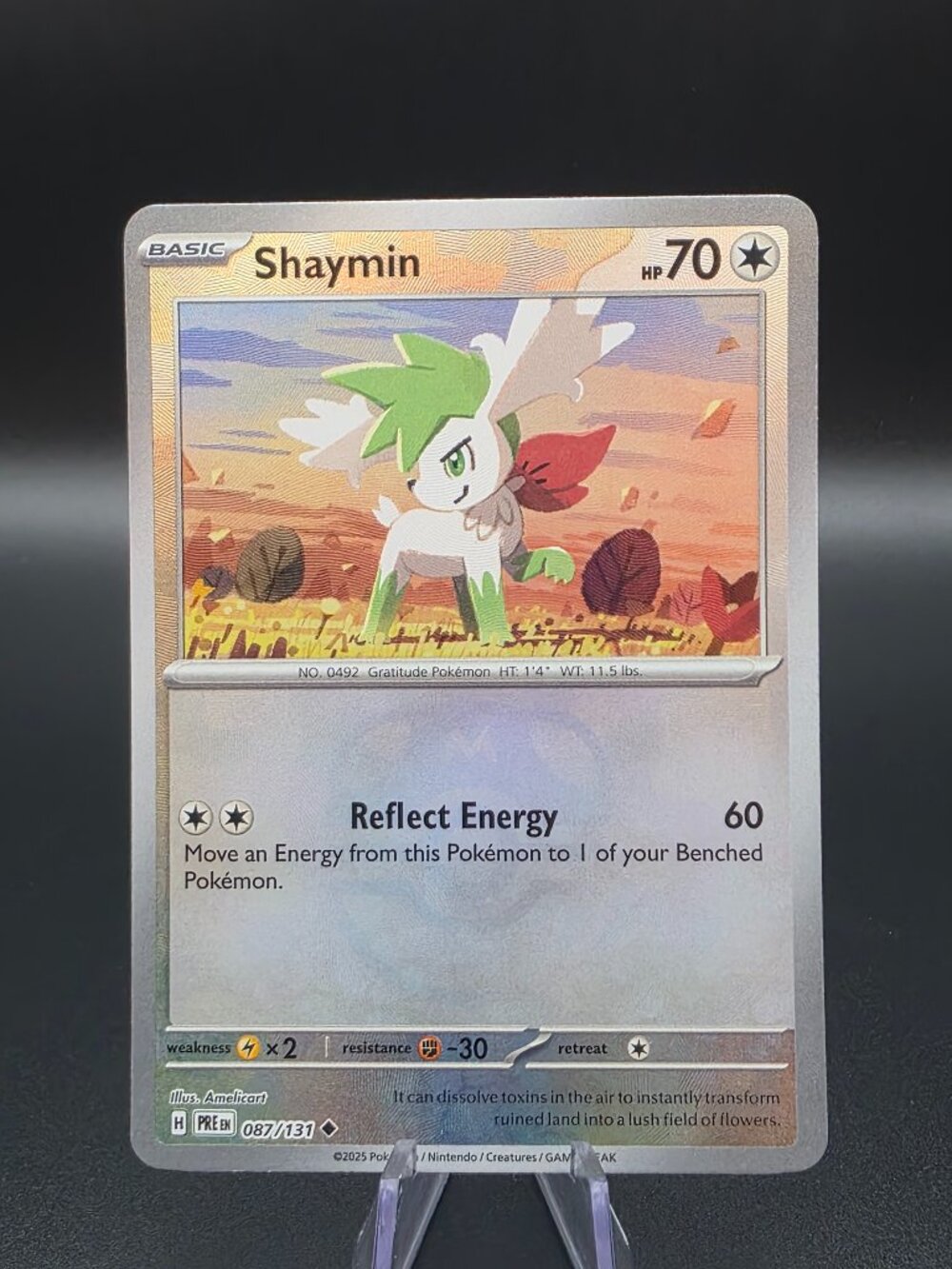 SV: Prismatic Evolutions #087/131 Shaymin (Master Ball Pattern)